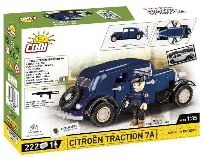 Citroen Traction 7A - 1934 malli version 3