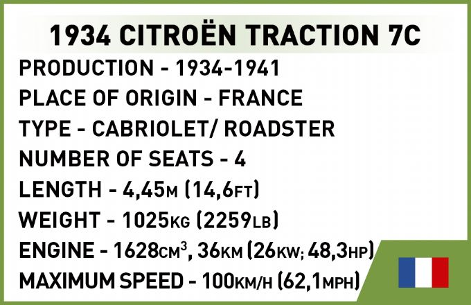 Citroen Traction 7C version 8