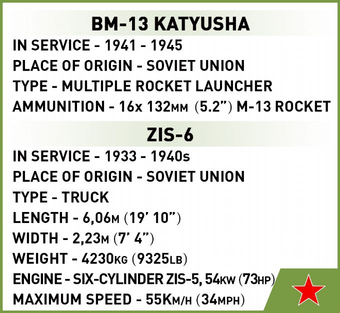 BM-13 Katjuscha - ZIS-6 version 10
