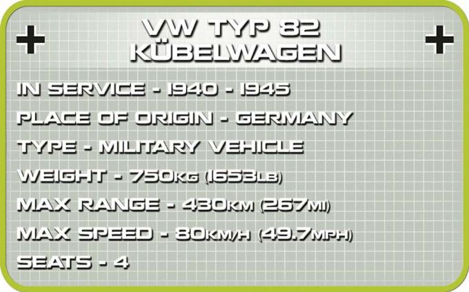 VW Typ 82 Kbelwagen version 6