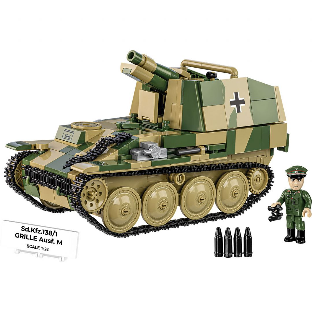 SdKfz 138/1 Grille Ausf M Cobi Rakennuspalikat Toisen maailmansodan 2665