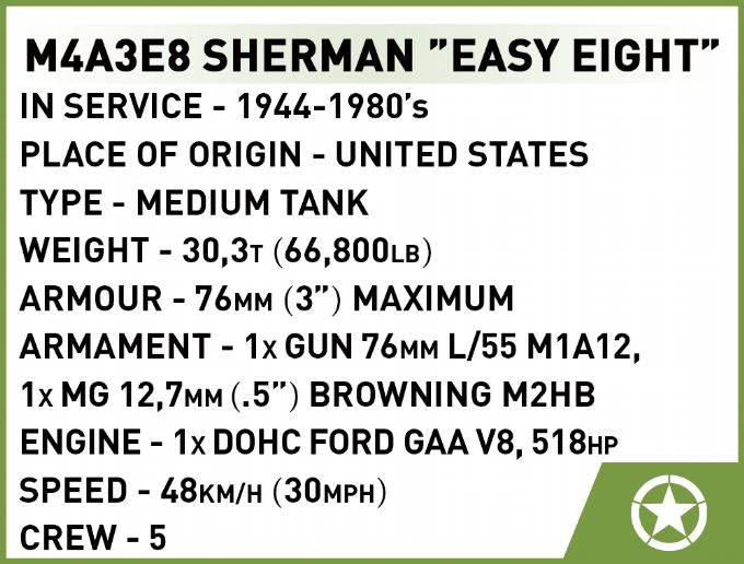 M4A3E8 Sherman version 7