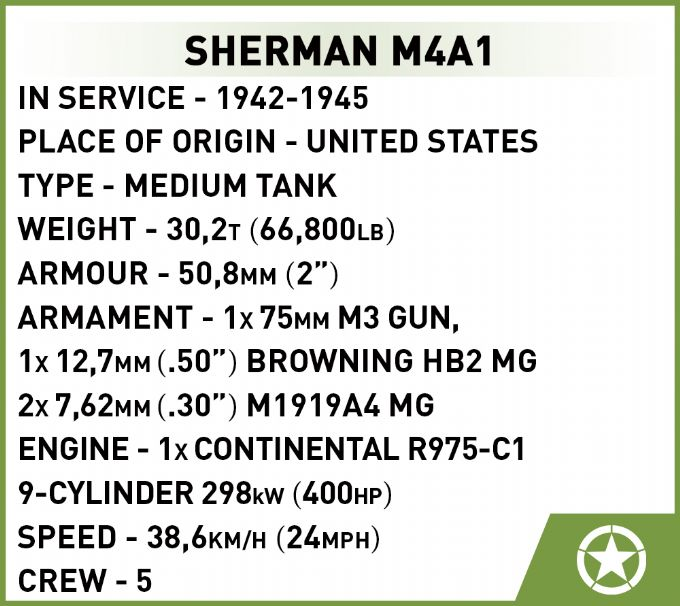 Sherman M4A1 version 7