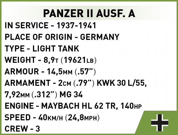 Panzer II Ausf. EIN version 7