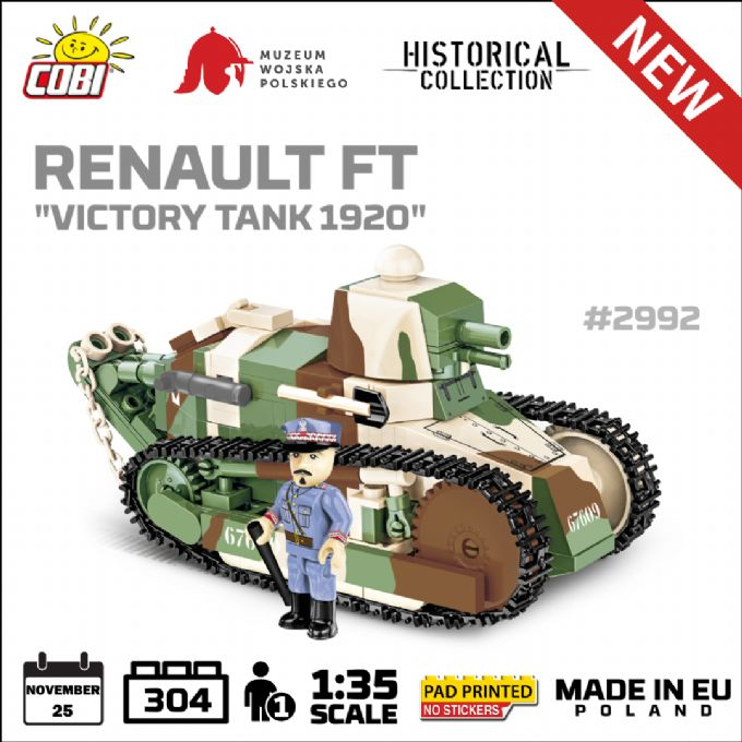 Renault FT302 KL. Panzer version 1