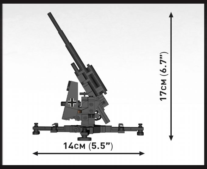 Tysk 88mm Anti-Tank Kanon version 4