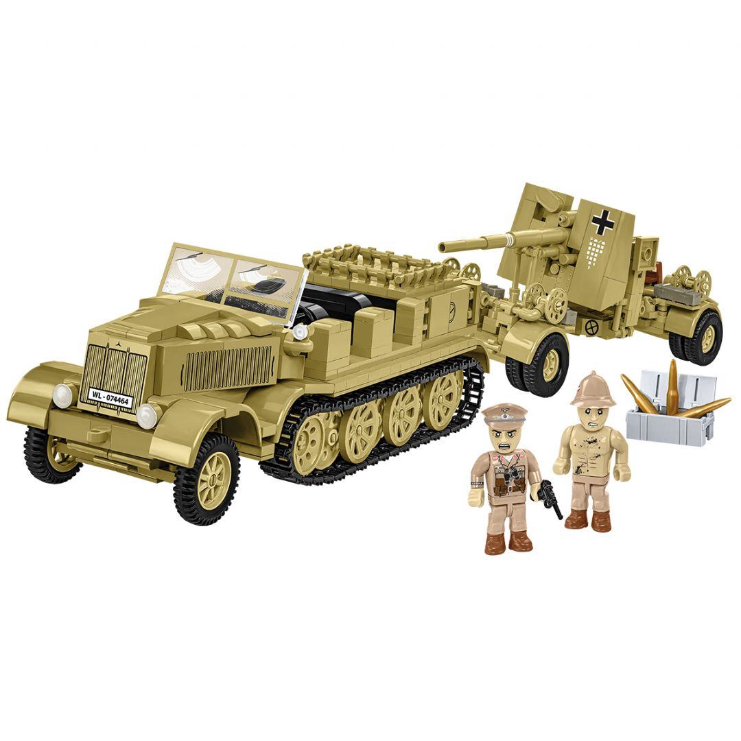 SdKfz8 Puolitelavaunu 88 cm Flak 36 Cobi Rakennuspalikat Toisen maailmansodan 3143