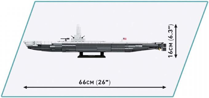 USS Tang SS-306 sukellusvene version 6