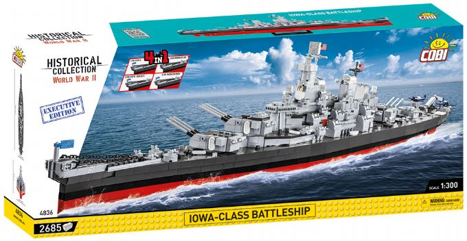 Iowa-klass krigsfartyg - 4 modeller Exec. version 2