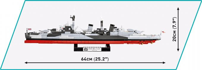 HMS Belfast krigsskepp version 6