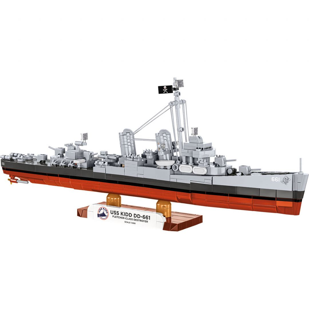 USS Kidd DD-661 Cobi Byggeklodser World War II 4866
