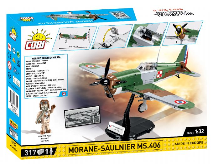 Sauliner MS406 French fighter plane version 3