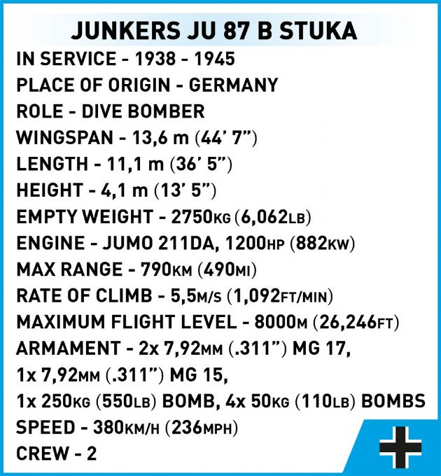 Junkers Ju 87B Stuka version 11