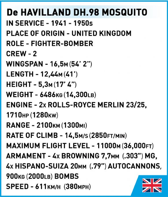 De Havilland DH-98 Mosquito version 12
