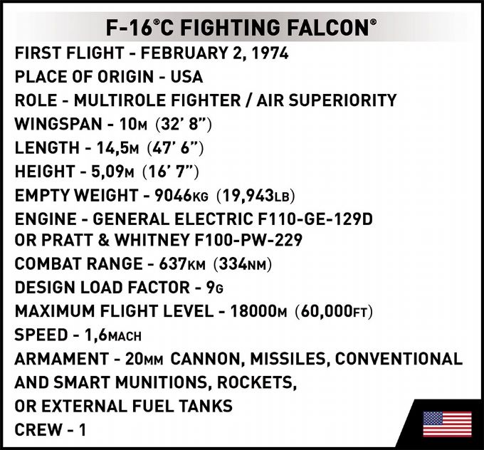 F-16C Kampffalke version 12