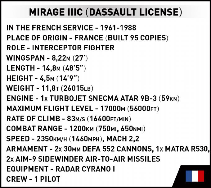 Mirage IIIC Vexin version 7