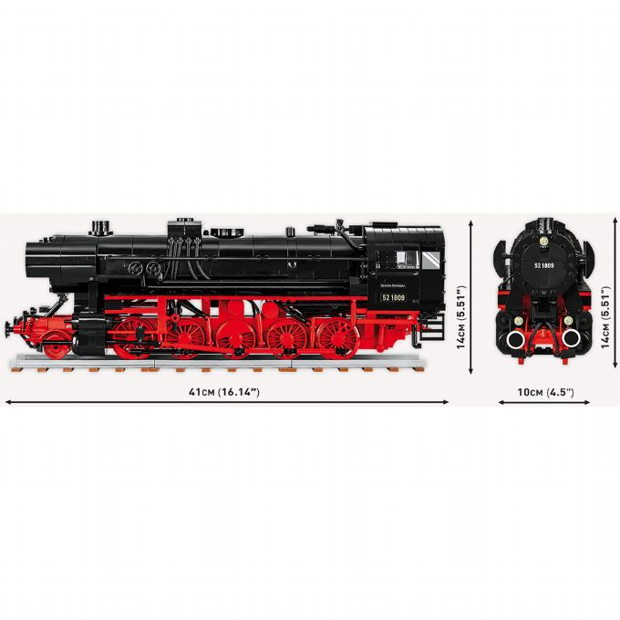 Dampflokomotive BR 52 1630 der version 7