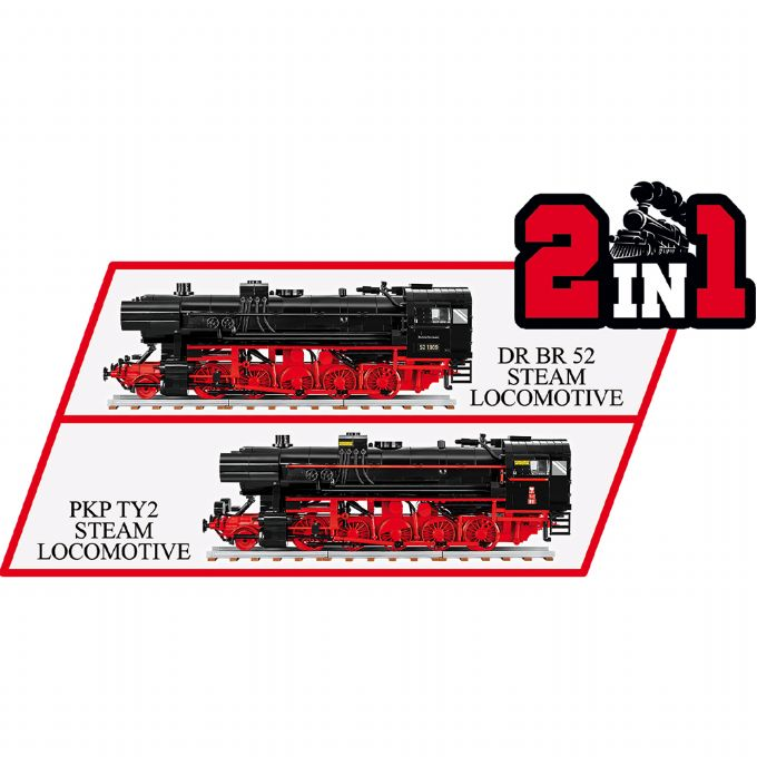 Dampflokomotive BR 52 1630 der version 8