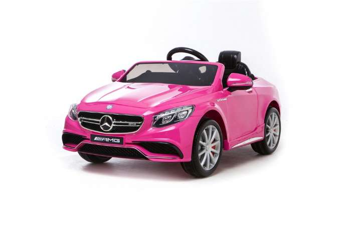 Vaaleanpunainen Mercedes S63, 12V version 1