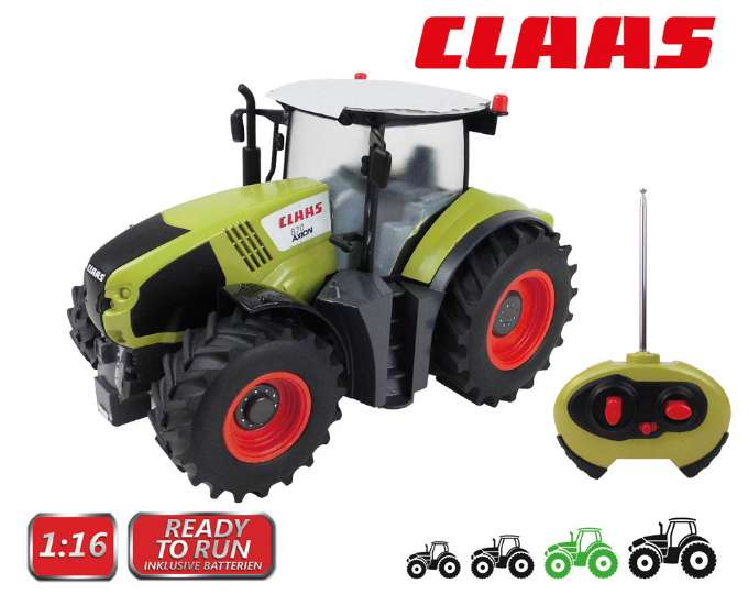 Remote-controlled Claas Axion tractor version 3