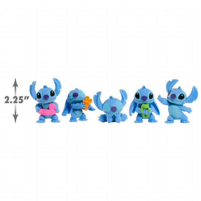 Disney Stitch Figuurit 5 kpl pakkaus version 3