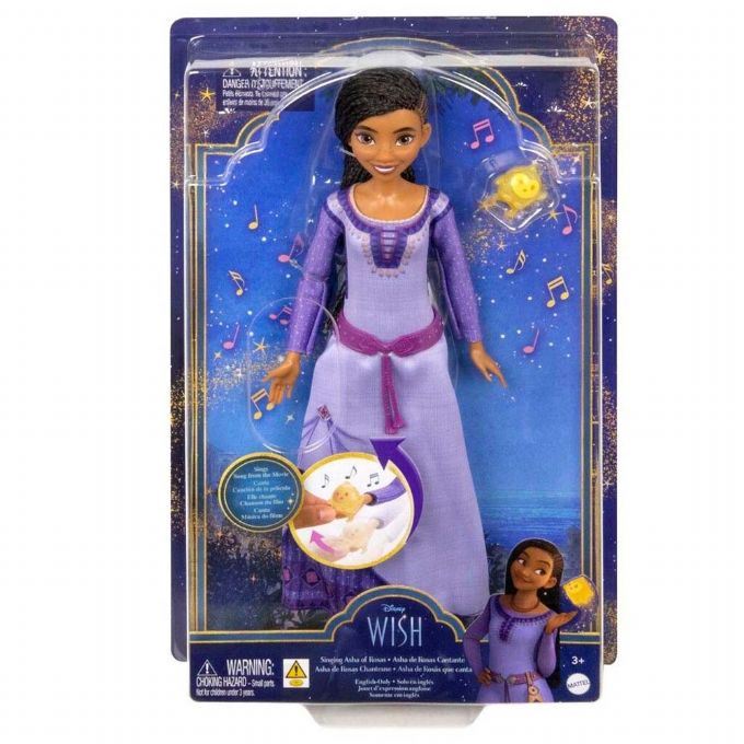 Disney Wish Mode Doll Sjunger Asha version 2