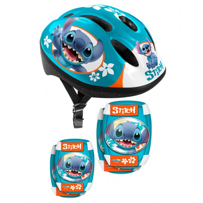 Stitch Bicycle Helmet and Protection Set version 1