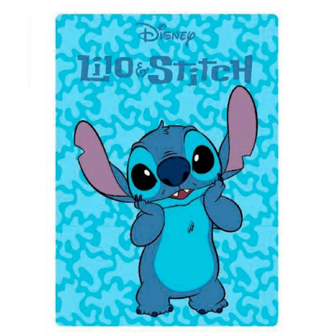 5: Disney Stitch Fleece Tæppe 100x140cm