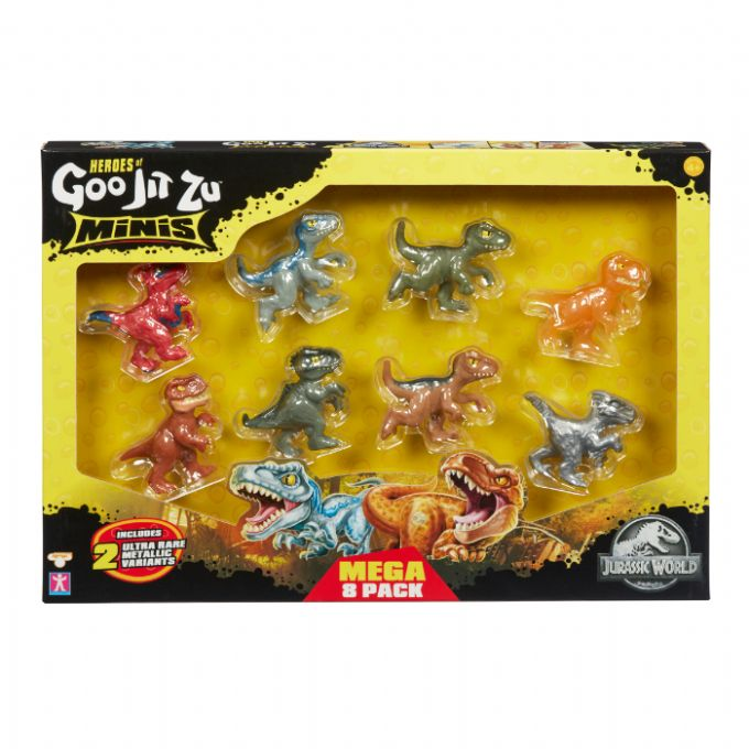 Goo Jit Zu Jurassic STRETCH Minis 8 Pack version 2