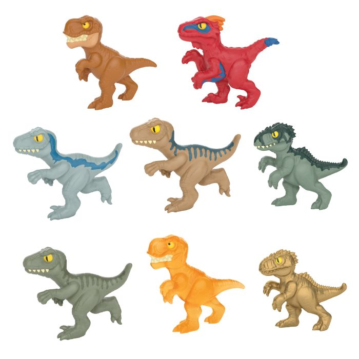 Goo Jit Zu Jurassic STRETCH Minis 8 Pack