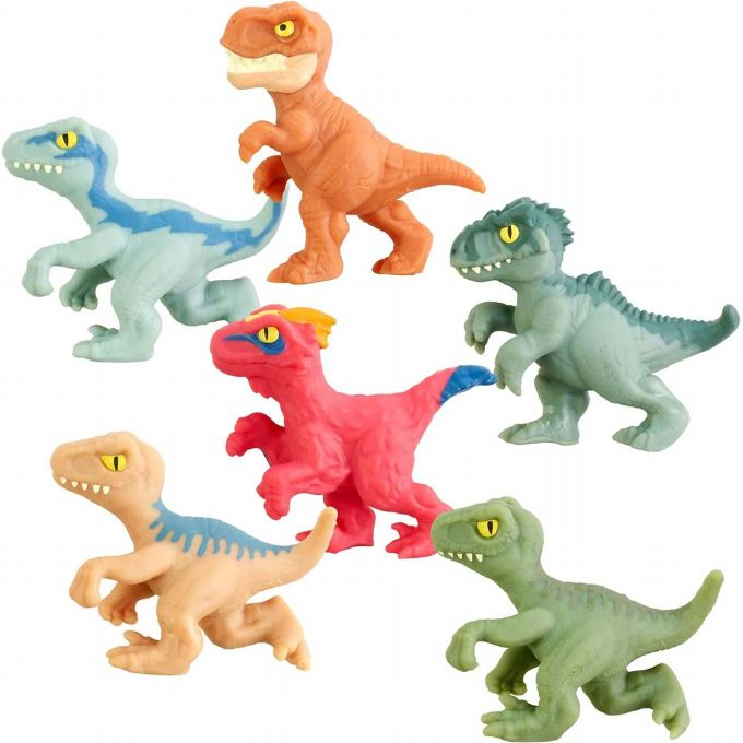 Goo Jit Zu Jurassic STRETCH Minis 6 Pack