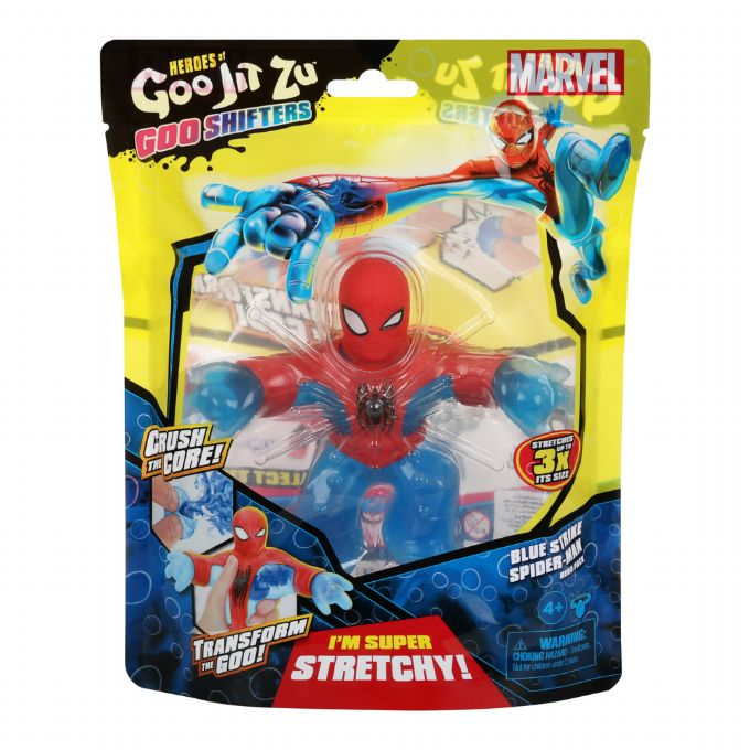Goo Jit Zu Stretchable Spiderman Blue version 2