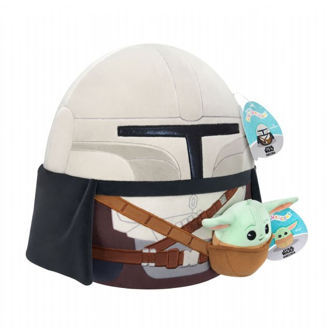Squishmallows Mandalorian + Grogu version 2