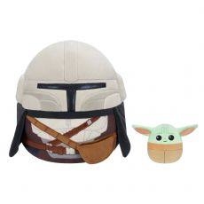 Squishmallows Mandalorian + Grogu