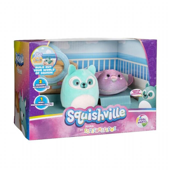 Squishville Mini Pool Party Teddy Bears version 2