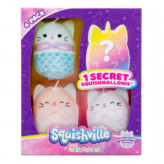 Squishville 4pack Mercaticorn Squad - Squishmallows Squishville Bamser ...