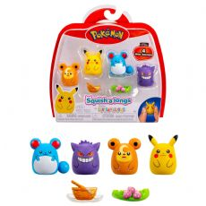 Squishalongs Pokemon Pikachu 4-pack