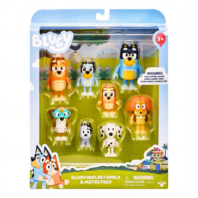 Bluey 8 Figur Multipack version 2