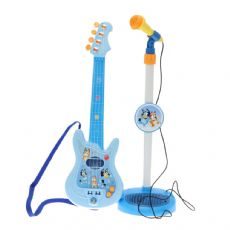 Bluey gitar og mikrofon sett