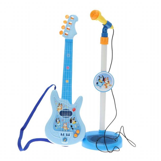 Bluey gitar og mikrofon sett Bluey Musikkinstrumenter barn 024346