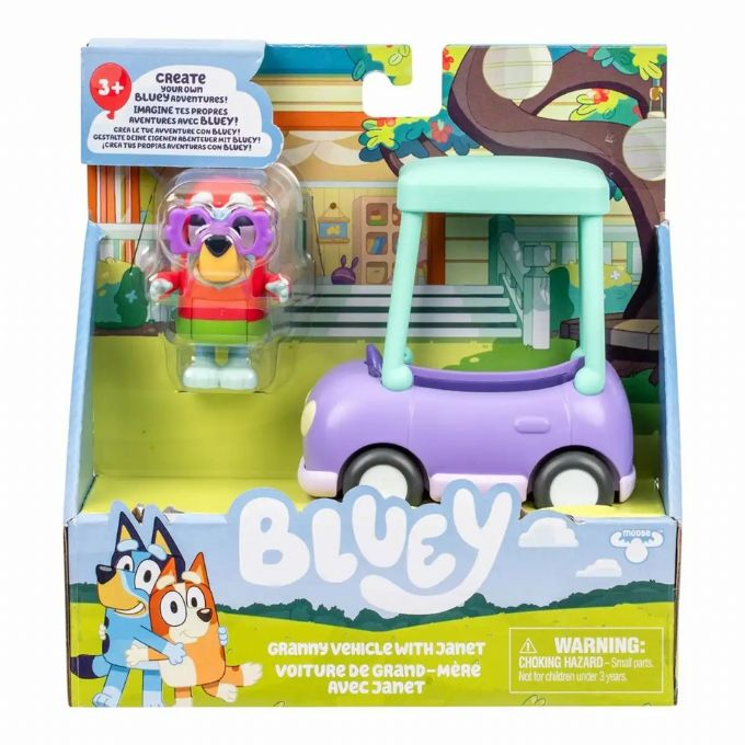 BLUEY, Granny car + Janet version 2