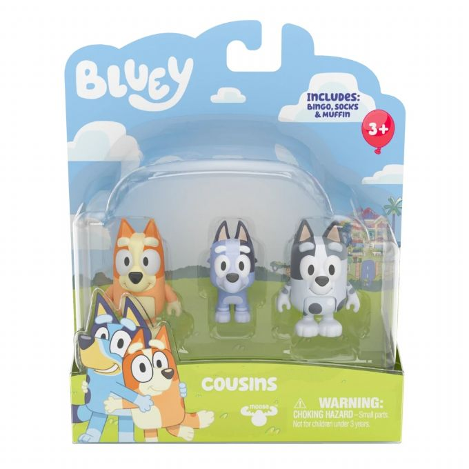 Bluey 2-pack, cousins version 2
