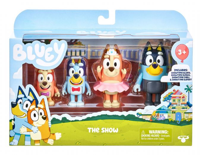 Bluey Figurst The Show 4 Pack version 2
