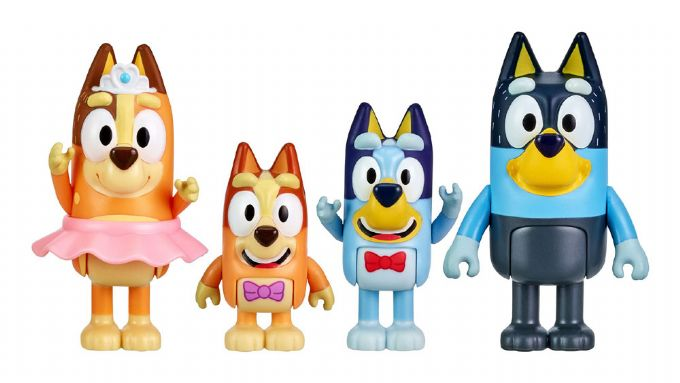 Bluey Figurst The Show 4 Pack version 1