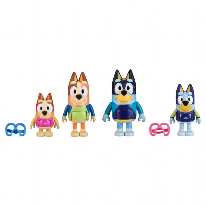 Bluey Family Beach Figures 4 Pack version 1