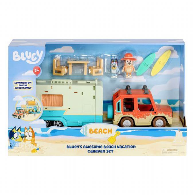 Bluey Beach Camping -leikkisetti version 2