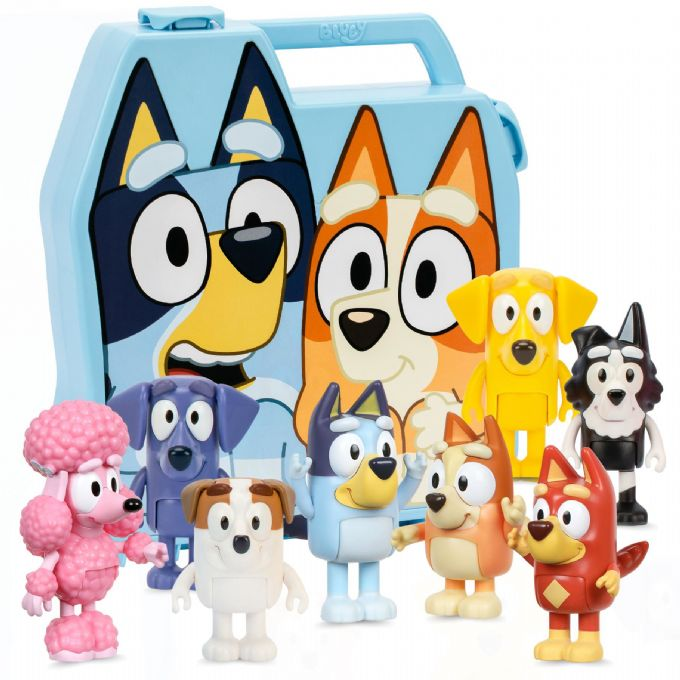 Bluey Matkalaukku hahmoilla version 4
