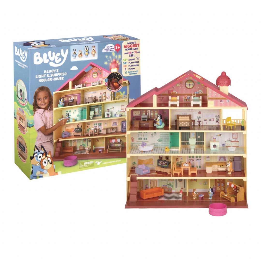Bluey 5-etagers Deluxe familiehus Bluey playset 193105