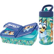 Bluey multi-room lunch box and water bottle