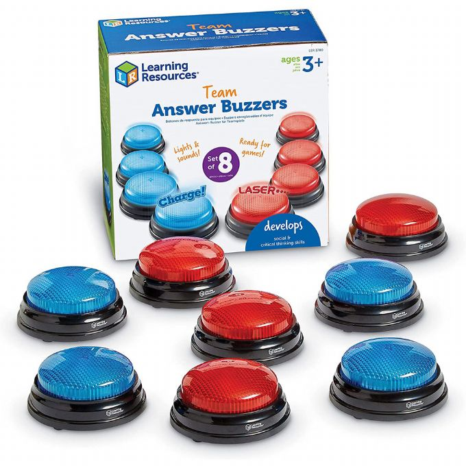 Team Buzzer-knappar 8 st. version 3